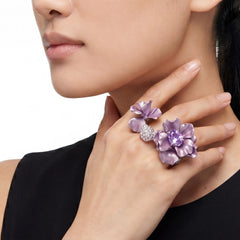 Lilac Flower Ring
