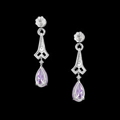 Lilac Lattice Earrings