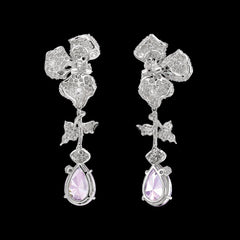 Lilac Orchid Earrings