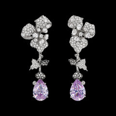 Lilac Orchid Earrings