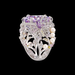 Lilac Swallowtail Ring