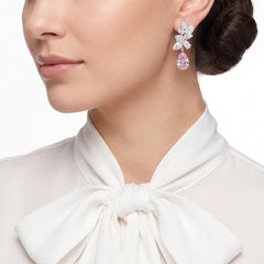 Lily Rose Cluster Earrings