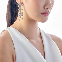 Love Heart Cascade Earrings