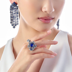 Midnight Cascade Earrings