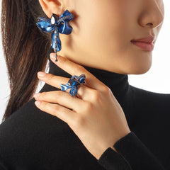 Midnight Cupid's Bow Earrings