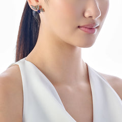 Midnight Garden Butterfly Earrings