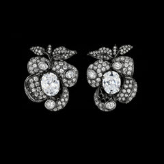 Mini Blossom Diamond Earrings