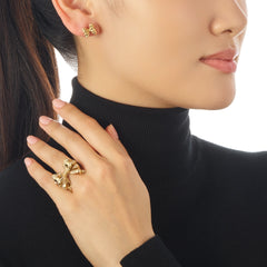 Golden Bow Ring