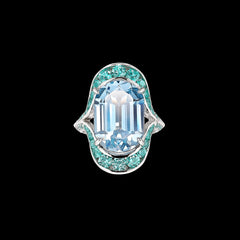 Ocean Lozenge Ring