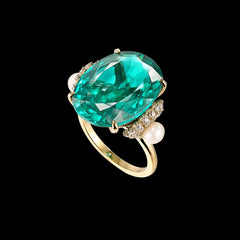Paraiba Mermaid Ring