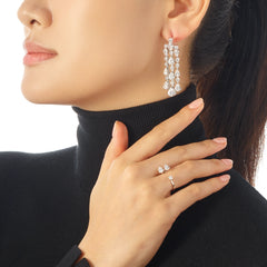 Orchid Cascade Earrings