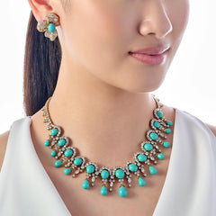 Turquoise Tutti Frutti Necklace