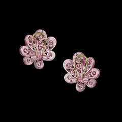 Pale Rose Chanterelle Studs