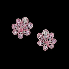 Pale Rose Chanterelle Studs