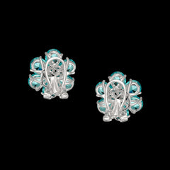 Paraiba Marguerite Daisy Earrings