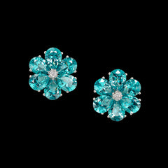 Paraiba Marguerite Daisy Earrings