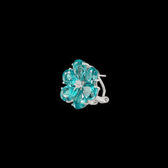 Paraiba Marguerite Daisy Earrings