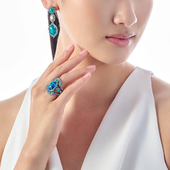 Paraiba Ocean Drop Earrings