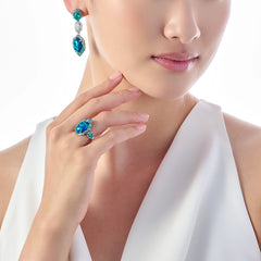 Paraiba Ocean Drop Earrings