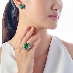 Tourmaline Poseidon Ring