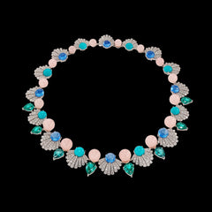 Paraiba Rose Ariel Necklace