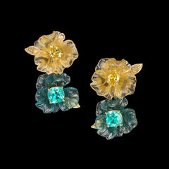 Paraiba Petunia Drop Earrings