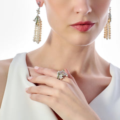 Diamond Lily Ring