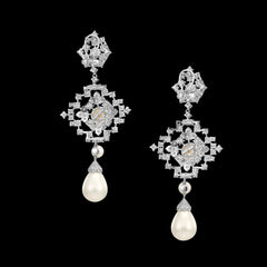 Pearl Pixelise Earrings