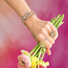 Citrus Primrose Bouquet Ring