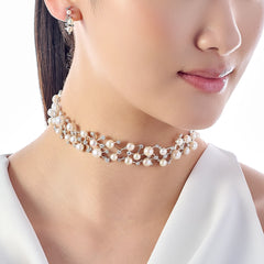 Petite Constellation Pearl Choker