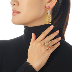 Pineapple Drop Earrings