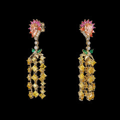 Pineapple Drop Earrings