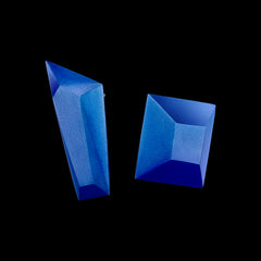Primary. Blue Aluminium Earrings