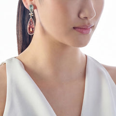 Quartz Papillon Earrings