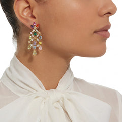 Rainbow Chandelier Earrings