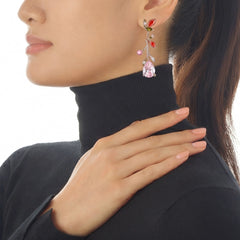 Rose Citrus Vine Earrings