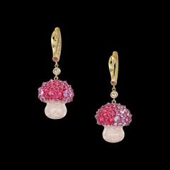 Rose Quartz Virosa Earrings