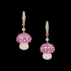 Rose Quartz Virosa Earrings