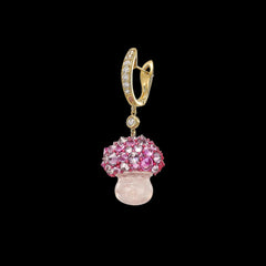 Rose Quartz Virosa Earrings