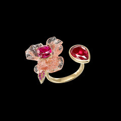 Ruby Beetroot Petunia Ring