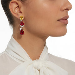 Ruby Berry Earrings