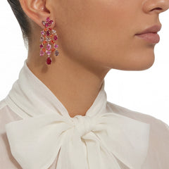 Ruby Chandelier Earrings