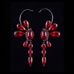 Ruby Valour Earrings