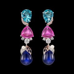 Sapphire Berry Earrings