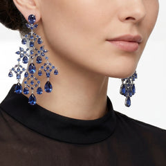 Sapphire Celestial Cascade Earrings