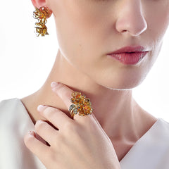 Amber Garden Ring