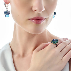Sapphire Plankton Elixir Ring