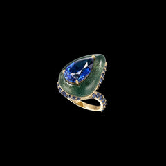 Sapphire Plankton Elixir Ring