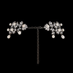Satine Noir Necklace. Lab-Grown Simulated Diamond