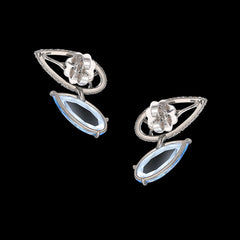 Sky Blue Illusion Studs